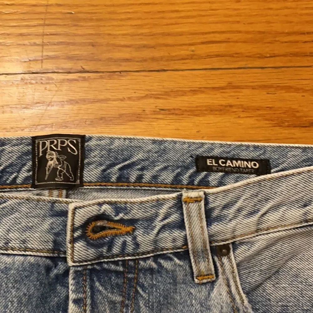 ‎PRPS El Camino Tapered Boyfriend Jeans with Pearl